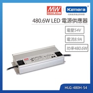 MW 明緯 480.6W LED電源供應器(HLG-480H-54)