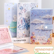 WENNEYN91P Mini Binder Savings Challenge, Save Money Reusable 100 Envelopes Money Saving Challenge, 