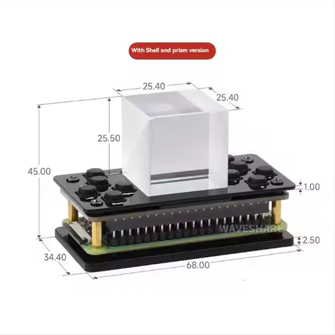 *AA90P 1.3inch LCD Display Screen Game Module with Button and Audio Buzzer Speaker for Raspberry Pi 