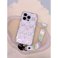 Pink&Z Tulip Bow Transparent Impact Phone Case/Magnetic Phone Case/Bumper Phone Case/Shock Phone Cas