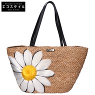 Kate Spade PXRU6382 墜入兔子洞 草編雛菊手提包（二手）