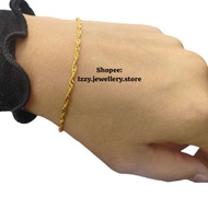 Gold 375 Crazy bracelet solid