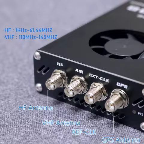 Web-888 16Bit ADC DDC Web SDR 62M Bandwidth 10 KHz To 60 MHz HF VHF SDR Radio Receiver GPS Module SD