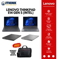 LENOVO THINKPAD E14 GEN 5 (INTEL) 21JK005JMY (I7-1335U, 16GB, 512GB, 14" WUXGA, BLACK/GREY, W11 PRO)