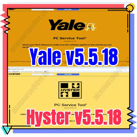 Hyster PC Services Tool V5.5 Yale PC Services Tool v 5.5.18 PCST +License
