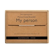 Valentine's Day Gifts for for Women My Person Gifts for Women Morse Code Bracelets for Women Jewelry