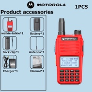 วิทยุสื่อสาร motorola GP360 Red 10W การรับเซ็กเมนต์ AM/FM 200 ช่อง 6800mAh ระยะการสื่อสาร 1-15KM Two