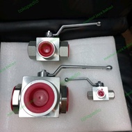 3-Way High Pressure Hydraulic Ball Valve 1 Inch 3-Way 1"/ Ball Valve