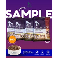 Cat Dog Story Cat Food Sample 50g｜All Stage 高蛋白低敏猫粮｜试吃装 小包装