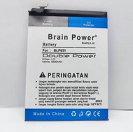 Batre Baterai Brain Power BLP631 Oppo A77 / F3 / F5 / A73 Kapasitas 5800mAh BLP-631 Double Power