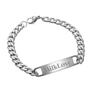 T Thai Drama Earth Tilt 23.5 Degree MilkLove Titanium Steel Finger Necklace Bracelet Bracelet Birthd