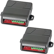 Seco-Larm SA-025Q Pack of 2 Multi-Purpose Programmable Timers, 12-24VDC Auto-Sensing Operation, Buil