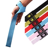 Fitness Sweatproof Silicone Wrist Strap for Deadlift, Crossfit, Strengthlifting Grip Support
