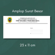LARGE LETTER ENVELOPE | SCHOOL ENVELOPE | OFFICE ENVELOPE | CUSTOM ENVELOPE | 23 X 11 CM