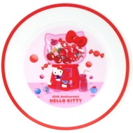 Sanrio 310133 Hello Kitty 50th Anniversary Plate Plate 7.7 inches (19.5 cm), Microwave Safe, Dishwas