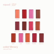 squad cosmetics color library natural flush blusher cream blush