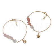 925 Sterling Silver Bracelet Decorated With Auspicious Stones And A Charm Pendant That Conveys Meani