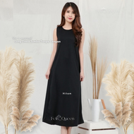 DRESS WANITA KOREA/ LONG DRESS WANITA/DRESS /INNER DRESS KOREA STYLE HIJAB /INNER DRESS PANJANG SPAN