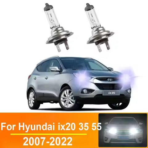 2PC Canbus H7 Car Headlight Halogen Light Bulbs For Hyundai ix20 ix35 ix55 2007- 2013 2014 2015 2017