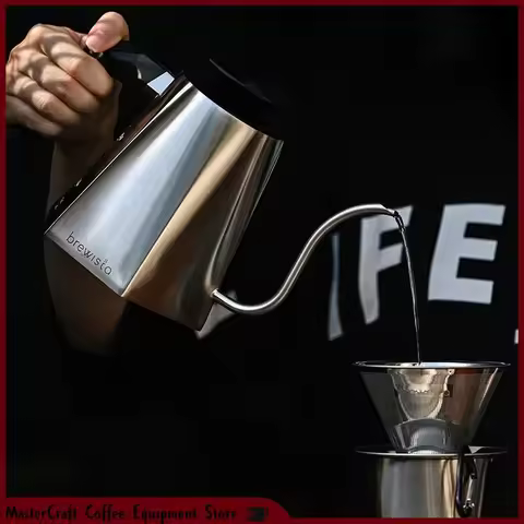 Brewista Hand Drip Coffee Kettle Gooseneck Coffee Kettle 0.8L Stainless Steel Suitable for Home and
