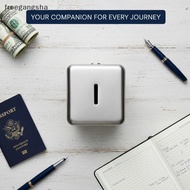 [FREG] Modern 15*15*15 CM Stainless Steel Piggy Bank for Children's Savings Initiatives FDH