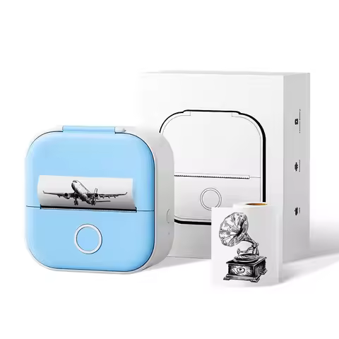 Phomemo T02 Mini Pocket 203Dpi 50mm Thermal Printer Portable Wireless Photo Printer