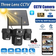 V380 PRO Three Lens Solar 4G Sim/WIFI CCTV Camera Night Vision Waterproof Remote Control
