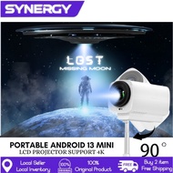 GLINK-MINI PROJECTOR PORTABLE ANDROID 13 MINI VIDEO LCD PROJECTOR SUPPORT 4K HDMI USB WIFI
