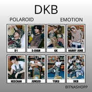 POLAROID DKB EMOTION 8 PCS KPOP UNOFFICIAL ECHAN HEECHAN JUNSEO YUKU HARRY JUNE