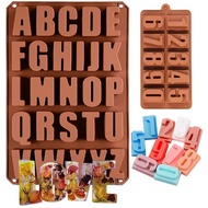 26 English Letters Large Silicone Mold Chocolate Candy A-Z Large Letters | Size 0-9 Cake Pan Birthda