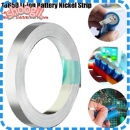 SHOOGEL 18650 Li-ion Nickel Strip, Thickness 0.1mm Nickel Nickel Sheet Plate,  10M Pure Nickel Strip