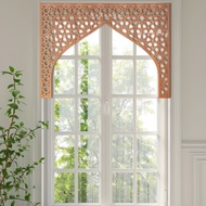 KAYU Walldecor Wooden Mihrab Prayer Room Home Wooden Display Mihrab Door Laser Cutting