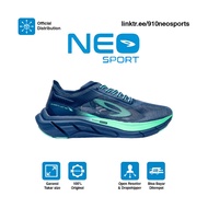HIJAU 910 GEIST EKIDEN HYPERPULSE RUNNING SHOES - NAVYbiru, GREEN, TEAL, GREY