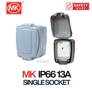 MK 86486 'MASTERSEAL' 1GANG 13A 250V W/P SWITCH SOCKET (IP66)