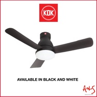 KDK 48" DC Ceiling Fan w/ Light w/ Remote U48FP