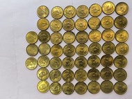 1955-1979 年香港一毫非 UNC新束束52 枚售$400