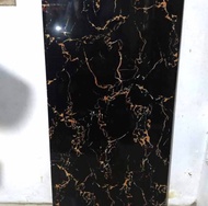Granit Hitam Motif Gold Serenity Porto Black 60x120