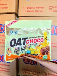 OAT CHOCO ขนมธัญพืช ข้าวโอ๊ต คอนเฟลก ขนมกินเล่น กรุบกรอบ คีโต ข้าวโอ๊ตอัดแท่ง 400 กรัม