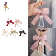 Purse Charms Bow, Bow Keychain for Purse, Cute Keychain, Pink Bow Keychain for Women Girl, Chain Bag