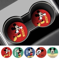 Disney Mickey Car Coaster Car Coaster Car Goods Creative Water Coaster Car Interior Car Decorations 