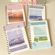 XO [REAL PHOTO] A5 Notebook/ A5 Spring Notebook 160 Horizontal Pages with Hardcover/ Horizontal Note