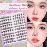 120 Cluster Sunflower Eyelash Trilogy Little Demon Eyelash False Eyelash Single Cluster Novice Trans
