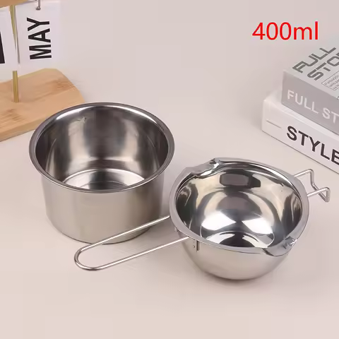 New【Candle Wax Melting Pot With Stainless Steel Pot For Melting Chocolate Candy Candle Soap Wax Maki
