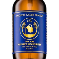 Ancient Greek Remedy Organic Blend of Olive Lavender Almond and Grapeseed oils with Vitamin E. Day and night Moisturizer for Skin Dry Hair Face Scalp Foot Cuticle and Nail Care. Natural Body oil for Men and Women