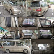 豐田 Alphard 10 全車磁石濾光窗網太陽擋