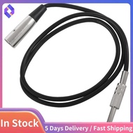 XLR 3 Pin Plug to 6.35mm 1/4 inch Male Mono Jack Plug Cable 1Meter(approx3.3 feet)