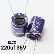 (1 Piece) ELCO CAPACITOR 220UF 35V ELCO CAPACITOR 220UF 35V ELCO CAPACITOR 35V 220UF ELCO 220UF 35VO