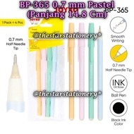 (1 Set/4) WHOLESALE JOYKO BP-365 Pastel Tomoko 0.7 Ball Pen Joyko BP-365 Ballpoint Pen (1 Set/4)