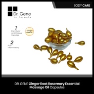 DR. GENE Ginger Root Rosemary Essential Massage Oil Capsules Pain Relief Anti-Fatigue Capsules