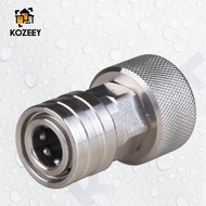 KOZEEY Hose to Pressure Washer Adapter 360 Rotation 3/4 Ght to 1/4 Quick Connect